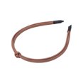 thumbnail image 1 of Unique Bargains Thin Headbands for Women Leather Head Bands for Women's Hair Fashion Hair Accessories for Women Coffee Color, 1 of 7