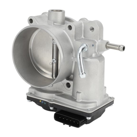 Unique Bargains Throttle Body Assembly, 77mm Throttle Body Actuator No.351003CAA0 for Hyundai Azera Santa Fe V6 3.3L for Kia Cadenza Sedona Aluminum Alloy Black, 1 Pc