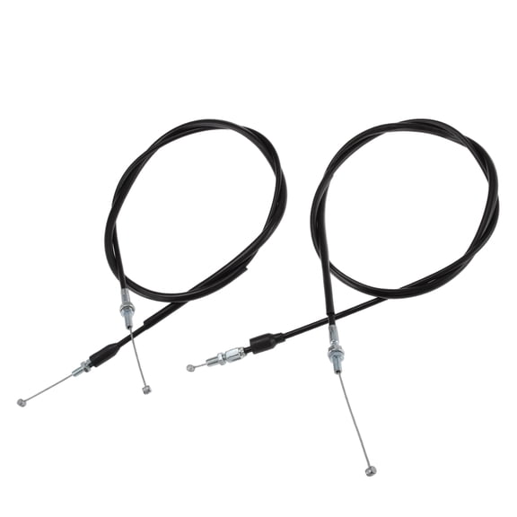 Unique Bargains Throttle Cable for Honda CRF250R 2004-2009 17910KRN000 113 cm Throttle Control Line Wire, 17910KRN000/17920KRN000/17900KRNA00, Rubber And Metal, Black, 1 pcs