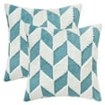 thumbnail image 1 of Unique Bargains Throw Pillow Covers for Sofa Blue 16" x 16", 1 of 6
