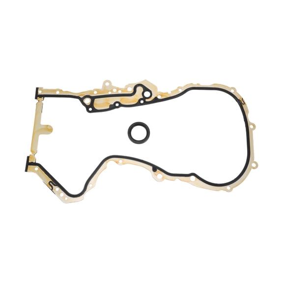 Unique Bargains Timing Cover Gasket with Front Crankshaft Seal for VW for Audi 1.4T Long-lasting Sealing Chain Case Cover Gasket No.03C109287G Metal 1 Set