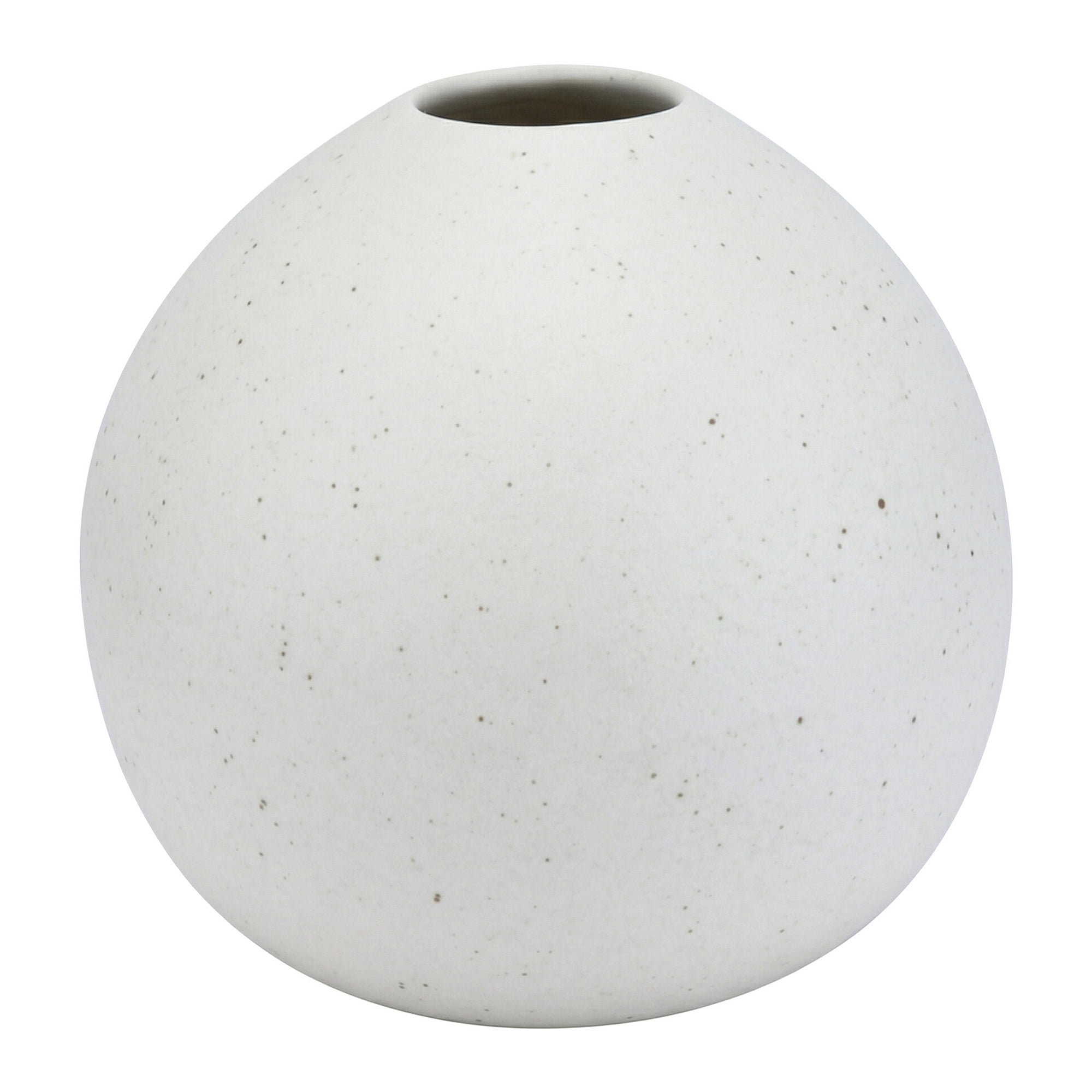 Unique Bargains Tiny Ceramic Bud Small Decorative Flower Vase Beige 3"L x 3"W x 3.3"H