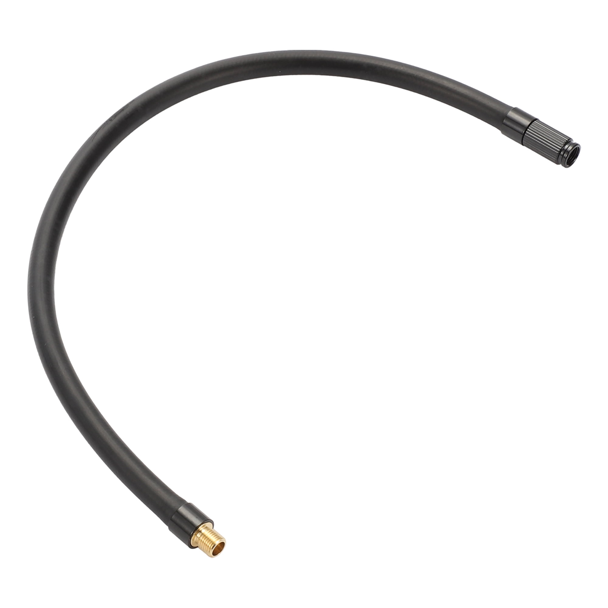 Unique Bargains Tire Inflator Extension Tube Air Pump Hose Adapter 15.75inch Rubber