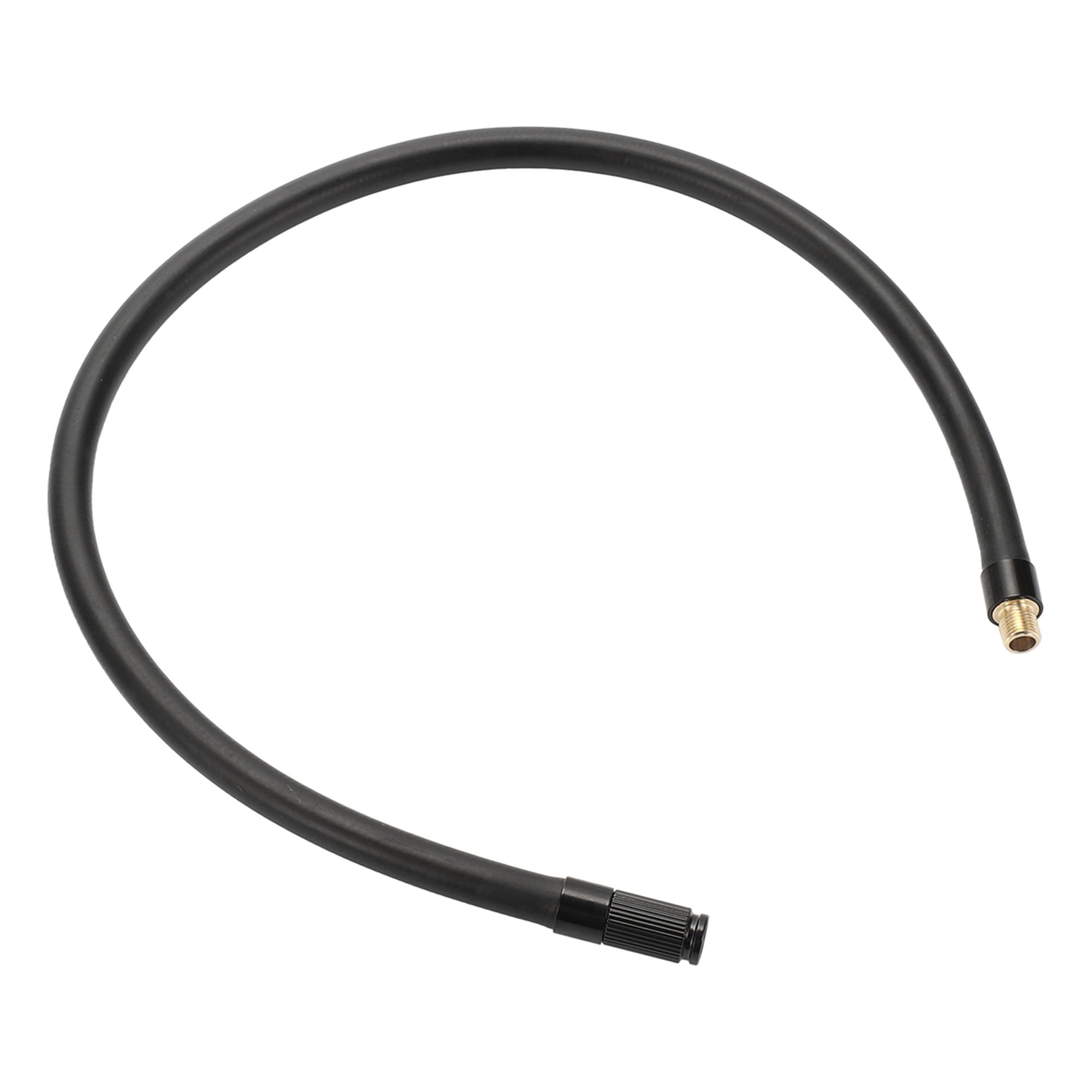 Unique Bargains Tire Inflator Extension Tube Air Pump Hose Adapter 19.69inch Rubber