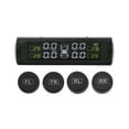 thumbnail image 1 of Unique Bargains Tire Pressure Monitoring System Kit Solar Wireless TPMS Sensor Kit 1 Set 433MHz, 1 of 7