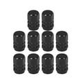 thumbnail image 1 of Unique Bargains Tire Stem Valve Caps Dustproof Hexagon Shape Aluminum Alloy 10pcs Black, 1 of 6
