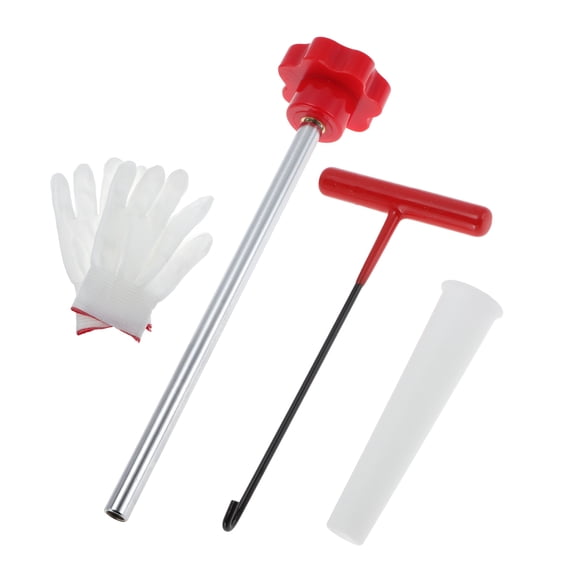 Unique Bargains Tire Valve Stem Puller Set 1 Pcs White Positioning Tube Red Puller Rubber Metal Plastic Valve Core Extractor 1 Set
