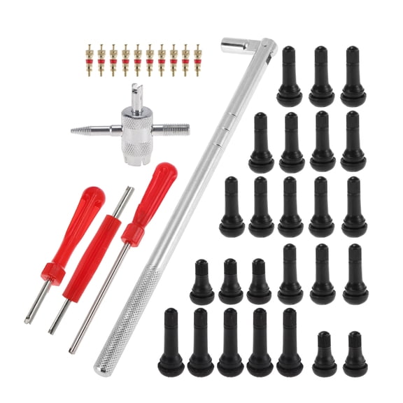 Unique Bargains Tire Valve Stem Puller Set Puller Multi-Function Wrench TR412/TR413/TR414 Valve Stem for Motorcycle Trunk Car RV Car Tire Durable Valve Core Extractor 1Set