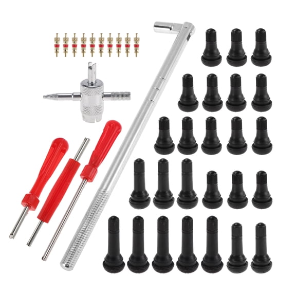 Unique Bargains Tire Valve Stem Puller Set Puller Multi Function Wrench TR412/TR413/TR414 Valve Stems for Motorcycle Trunk Car RV Car Tire Durable Valve Core Extractor 1Set