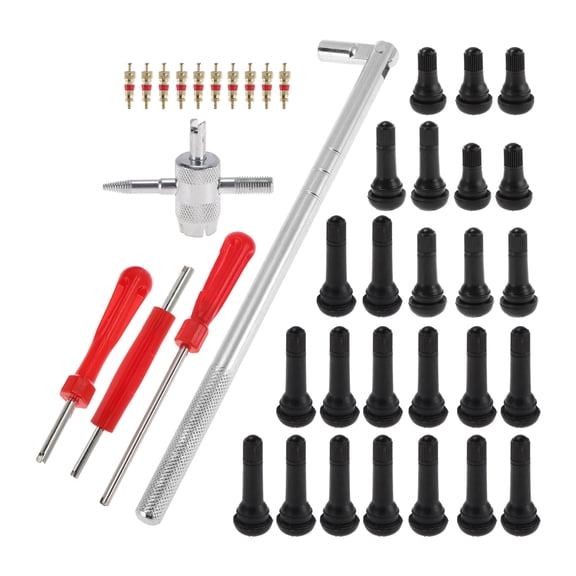 Unique Bargains Tire Valve Stem Puller Set Puller Multi-Function Wrench TR412/TR413/TR414 Valve Stems for Motorcycle Trunk Car RV Car Tire Durable Valve Core Extractor 1Set