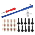 thumbnail image 1 of Unique Bargains Tire Valve Stem Puller Set Silver Tone Puller Multifunction Wrench TR413 Valve Stem for Motorcycle Trunk Car RV and Car Tire Durable 1 Set, 1 of 7