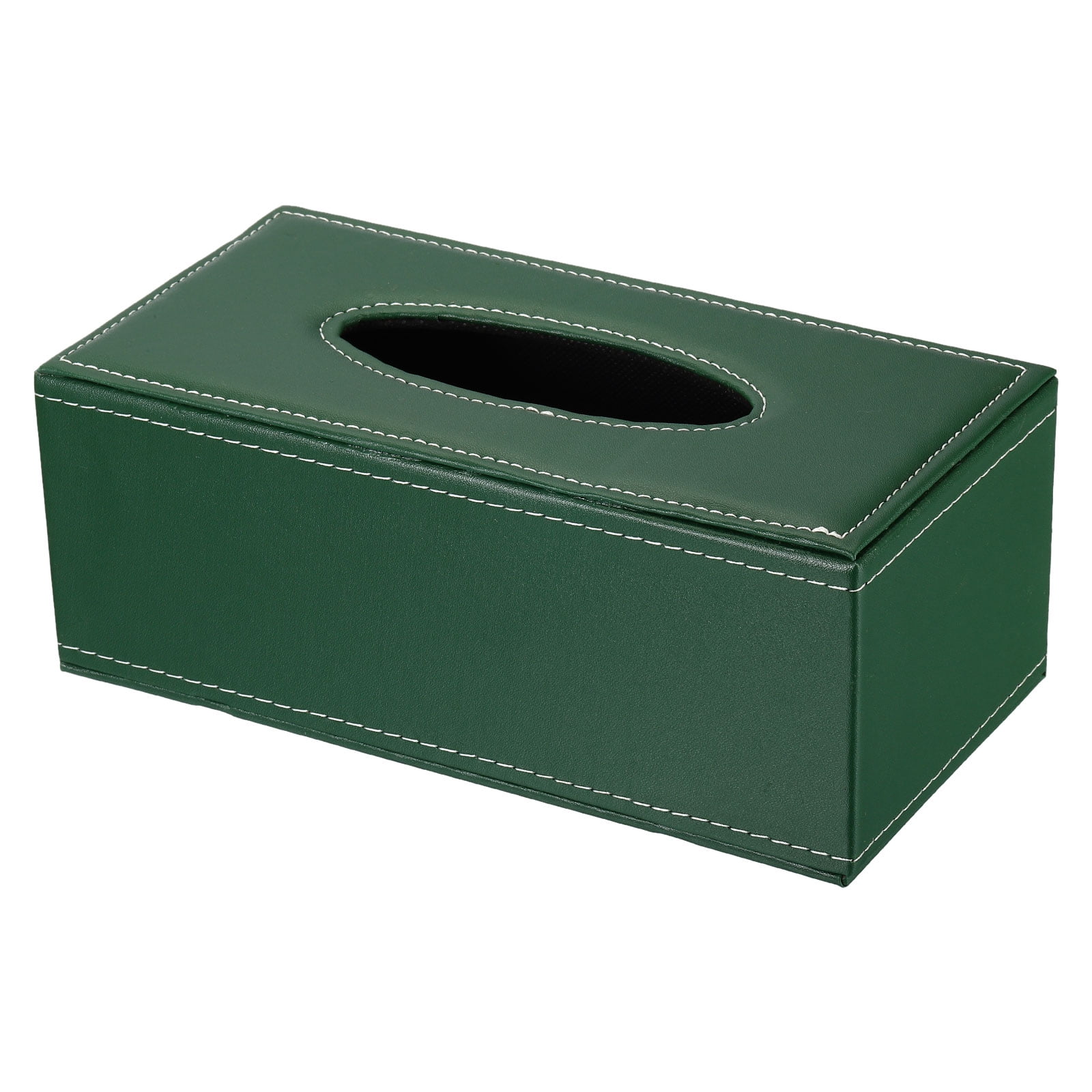 Unique Bargains Tissue Box Cover Napkin Paper Towel Dispenser Holder Green 9.4x4.7x3.7"