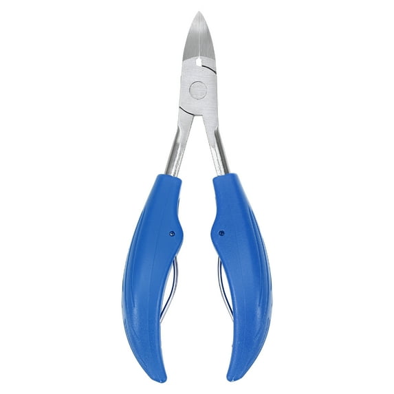 Unique Bargains Toe Nail Clippers for Thick Ingrown Toenails for Men Seniors Curved Blade Ingrown Toenail Trimmer Blue