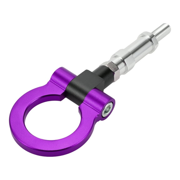 Unique Bargains Tow Hook /Universal Car Front Bumper Towing Hook / Durable Metal Rotary Tow Hook Ring for Honda S2000 2000-2009,for Honda FIT 20.4cm 1pcs Purple