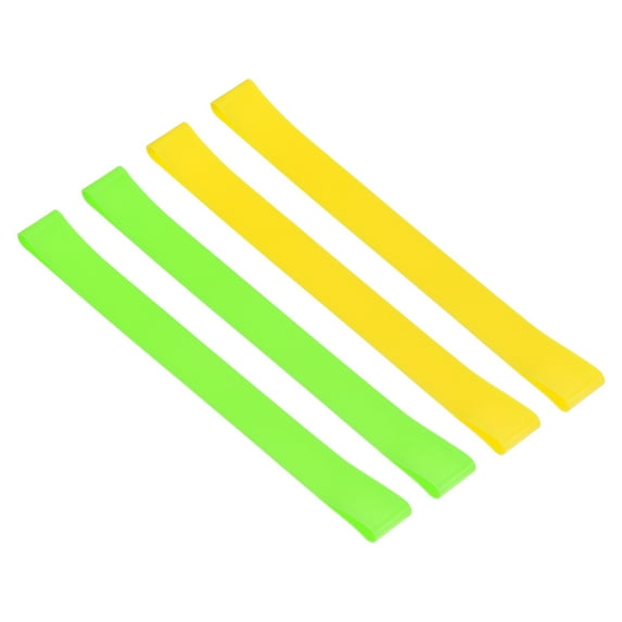 Unique Bargains Towel Band Windproof Holder Stretchable Beach Chair Towel Clips Straps Green, Yellow