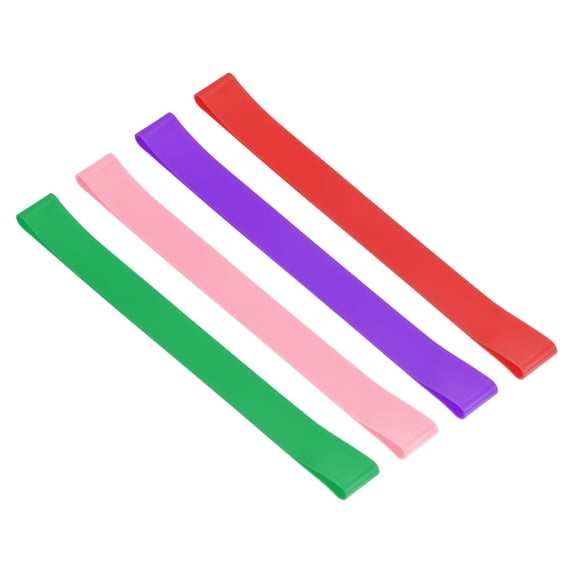Unique Bargains Towel Bands Windproof Holder Stretchable Chair Towel Clips Straps Red, Pink, Purple, Green