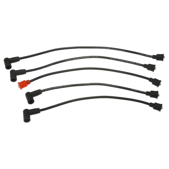 Unique Bargains Tractor Spark Plug Coil Wires Ignition Coil Harness Cable 7mm Fitfor Ford NAA 501 600 601 - Pack of 5
