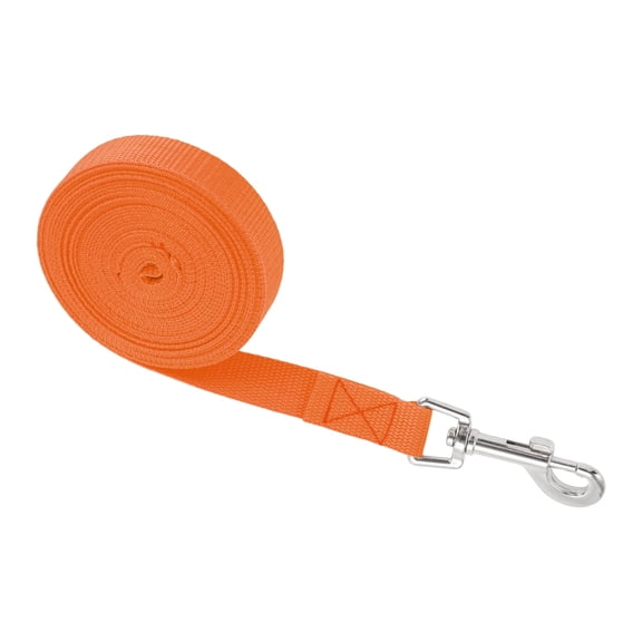 Unique Bargains Training Dog Leash 32.8ft Long Puppy Leashes for Small Medium Dogs Puppy for Training Orange