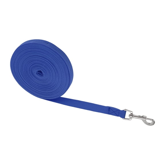Unique Bargains Training Dog Leash 49.2ft Long Puppy Leashes for Small Medium Dogs Puppy for Training Blue