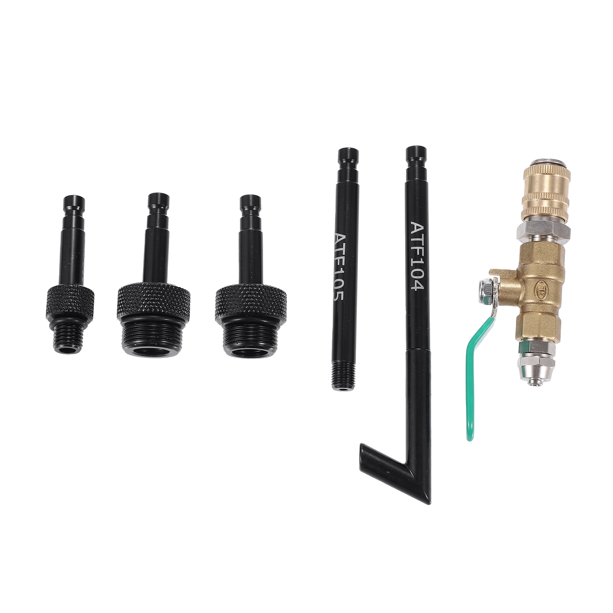 Unique Bargains Transmission Fluid Oil Filling Filler Adapter Kit for Audi 01J Black