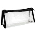 thumbnail image 1 of Unique Bargains Pencil Case Clear Pen Pouch, Portable Stationery Bag for Organizer Black, 1 of 6
