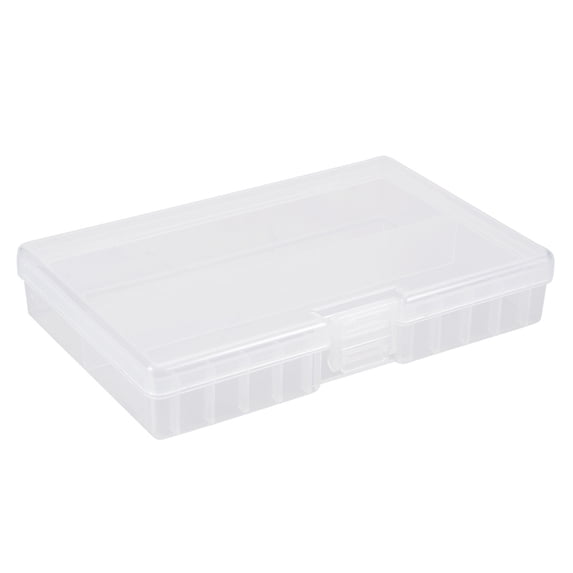 Plastic Rectangular Case Unique Bargains Transparent Plastic Rectangle Storage Box Case Holder f ...