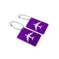 thumbnail image 1 of Unique Bargains Travel Aluminum Luggage Tags Holders For Baggage Suitcases, 2/7 Pack, 1 of 6