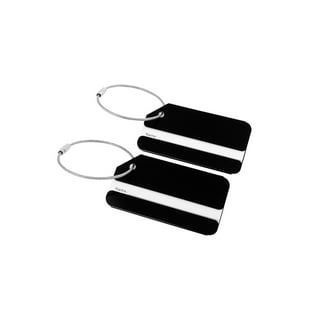 8 Pcs Luggage Tags, with Strings, Name ID Card for Travel Suitcase,  Baggage, Bag, Backpack, Silicone, Multicolored