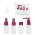 thumbnail image 1 of Unique Bargains Travel Container Set 5 PCS Rose Red, 1 of 5
