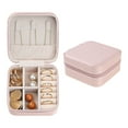 thumbnail image 1 of Travel Jewelry Box for Women Birthday Gifts Small Portable Organizer Case Sakura Pink, 1 of 8