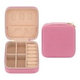 thumbnail image 1 of Unique Bargains Travel Portable Organizer Case Jewelry Box Rose Red, 1 of 7