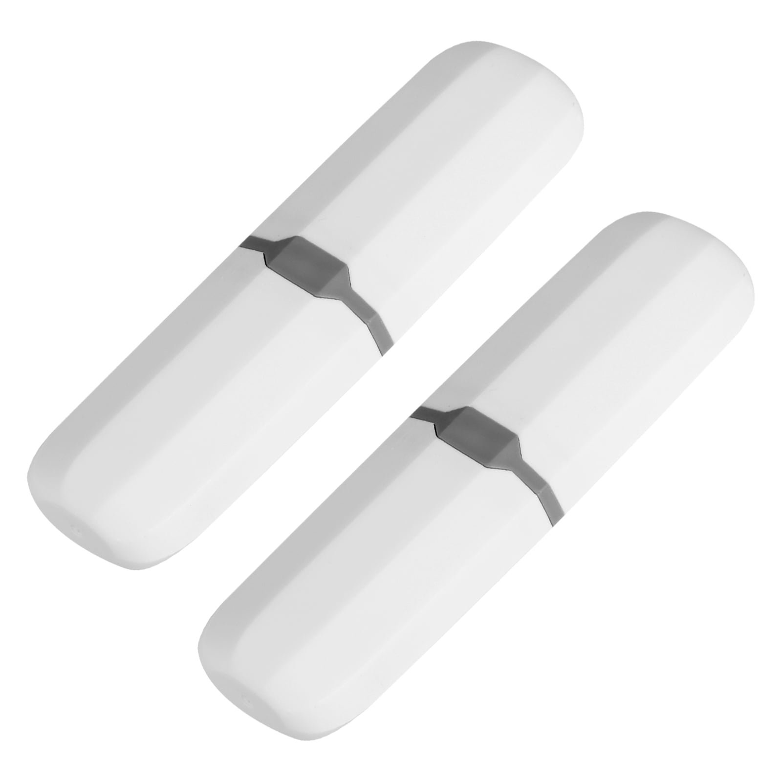 Unique Bargains Travel Toothbrush Case Portable Toothbrush Holder for Home White