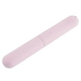 thumbnail image 1 of Unique Bargains Traveling Plastic Portable Toothbrush Holders Cases Tube Covers Protector Pink, 1 of 5