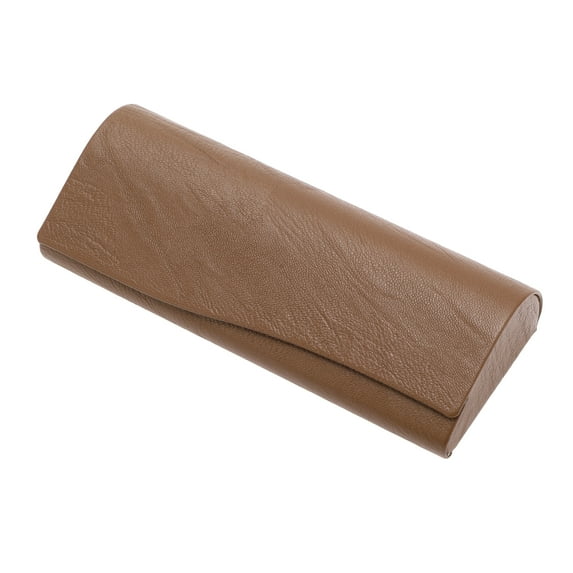 Unique Bargains Tree Pattern Eyeglasses Case Portable Eyeglasses Storage 6.3"x2.56"x1.38" Brown