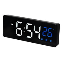 Unique Bargains Dimmable Digital Alarm Clock with Triple Alarm Function 6.3" x 1" x 2.4"