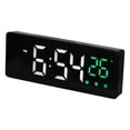 thumbnail image 1 of Unique Bargains Dimmable Digital Alarm Clock with Big Numbers Display 6.3"  x 1" x 2.4", 1 of 6