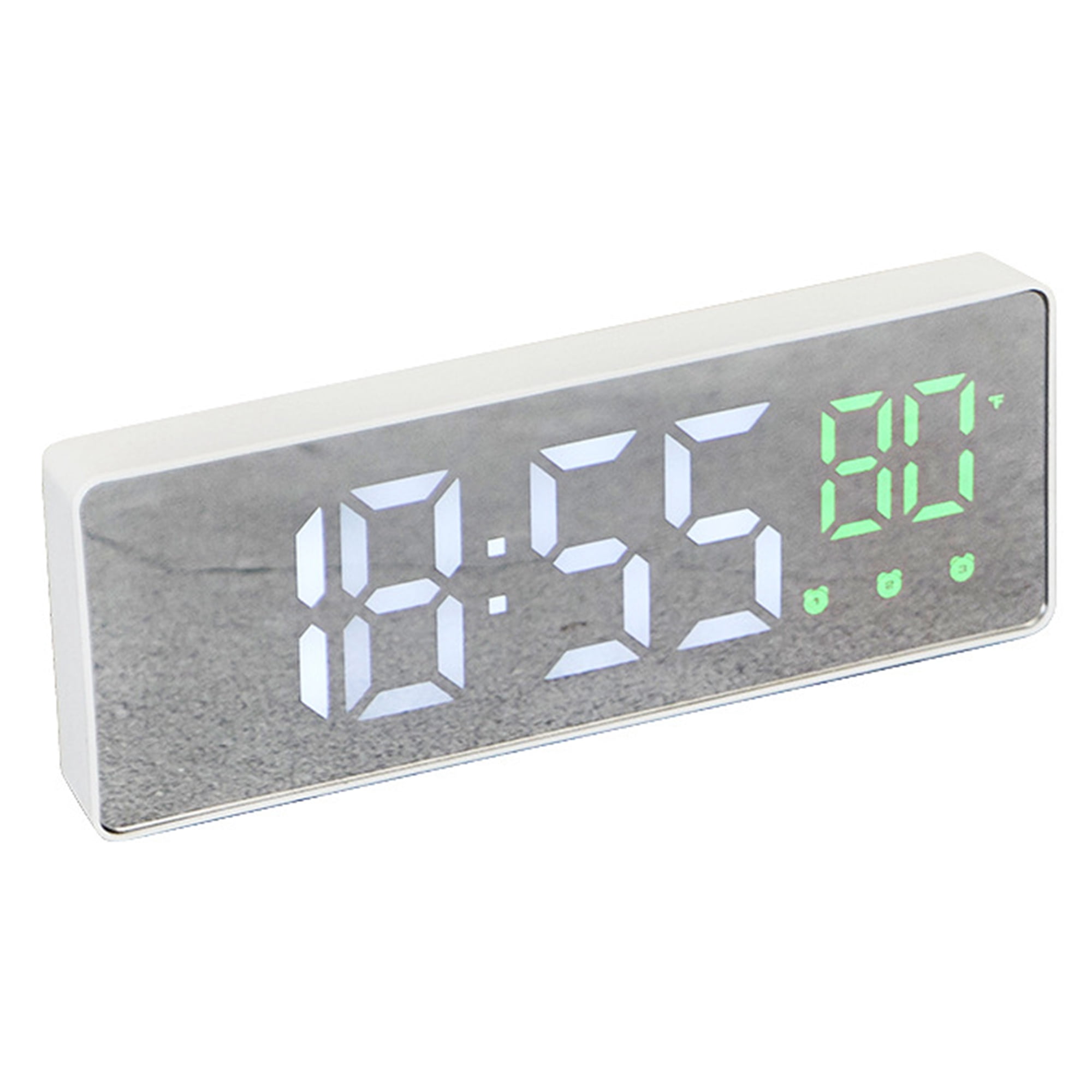 Unique Bargains Dimmable Digital Alarm Clock with with Snooze Function 6.3"  x 1"  x 2.4"