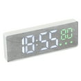 thumbnail image 1 of Unique Bargains Dimmable Digital Alarm Clock with with Snooze Function 6.3"  x 1"  x 2.4", 1 of 6