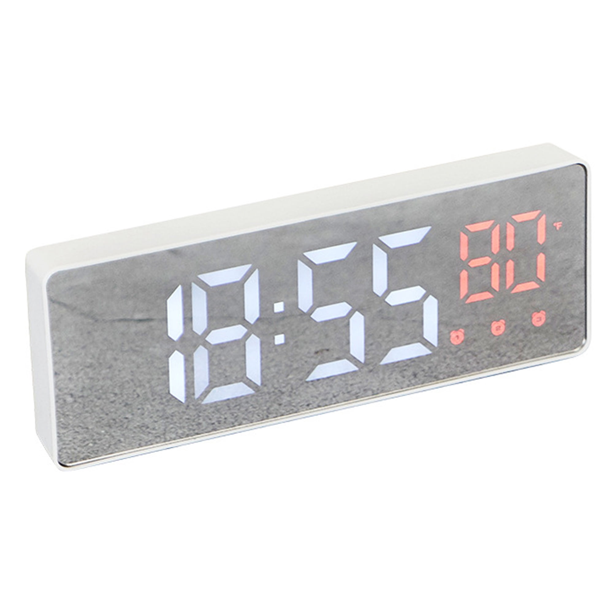 Unique Bargains Digital Alarm Clock with Triple Function with Large Numbers 6.3"x 1"x2.4"