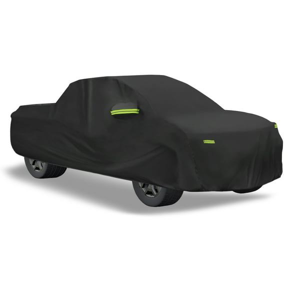 Unique Bargains Black Truck Car Cover Outdoor Waterproof Sun Rain Wind Snow Protection for Hyundai Santa for Cruz 2021-2023
