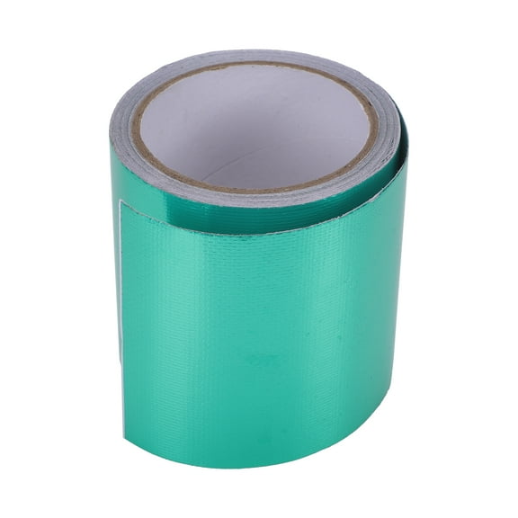 Unique Bargains Truck RV Car Tape 3.94"x24.61ft Self-Adhesive Fiberglass Leak-Proof Tent Awning Tape Tarpaulin Green