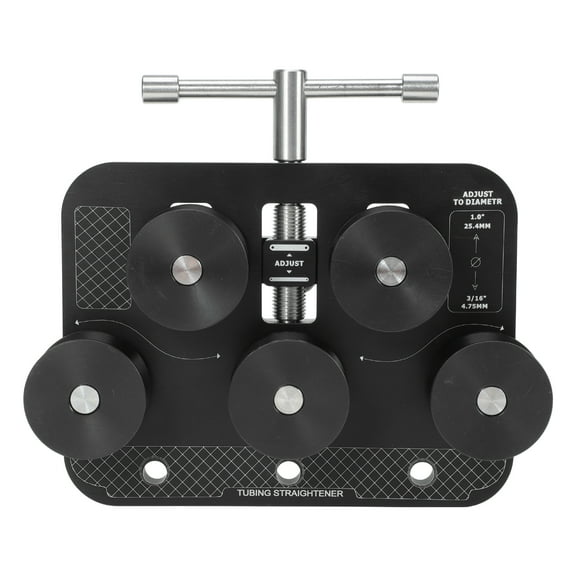 Unique Bargains Tubing Straightener for 3/16" to 1.0" inch O.D. Brake Line Straightener Handheld Tube Straightener Tool for Copper/Aluminum/Stainless Seel Pipe/Bent Tube/High Hardness Fue Line