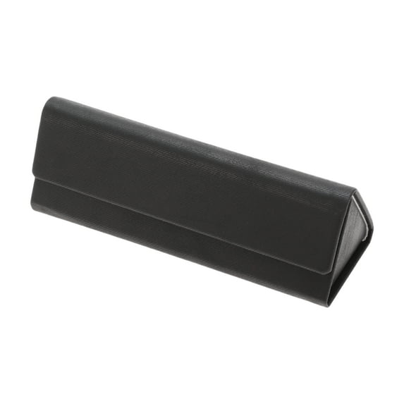Unique Bargains Twill Eyeglasses Case Portable Eyeglasses Storage 6.18"x2.17"x0.59" Black