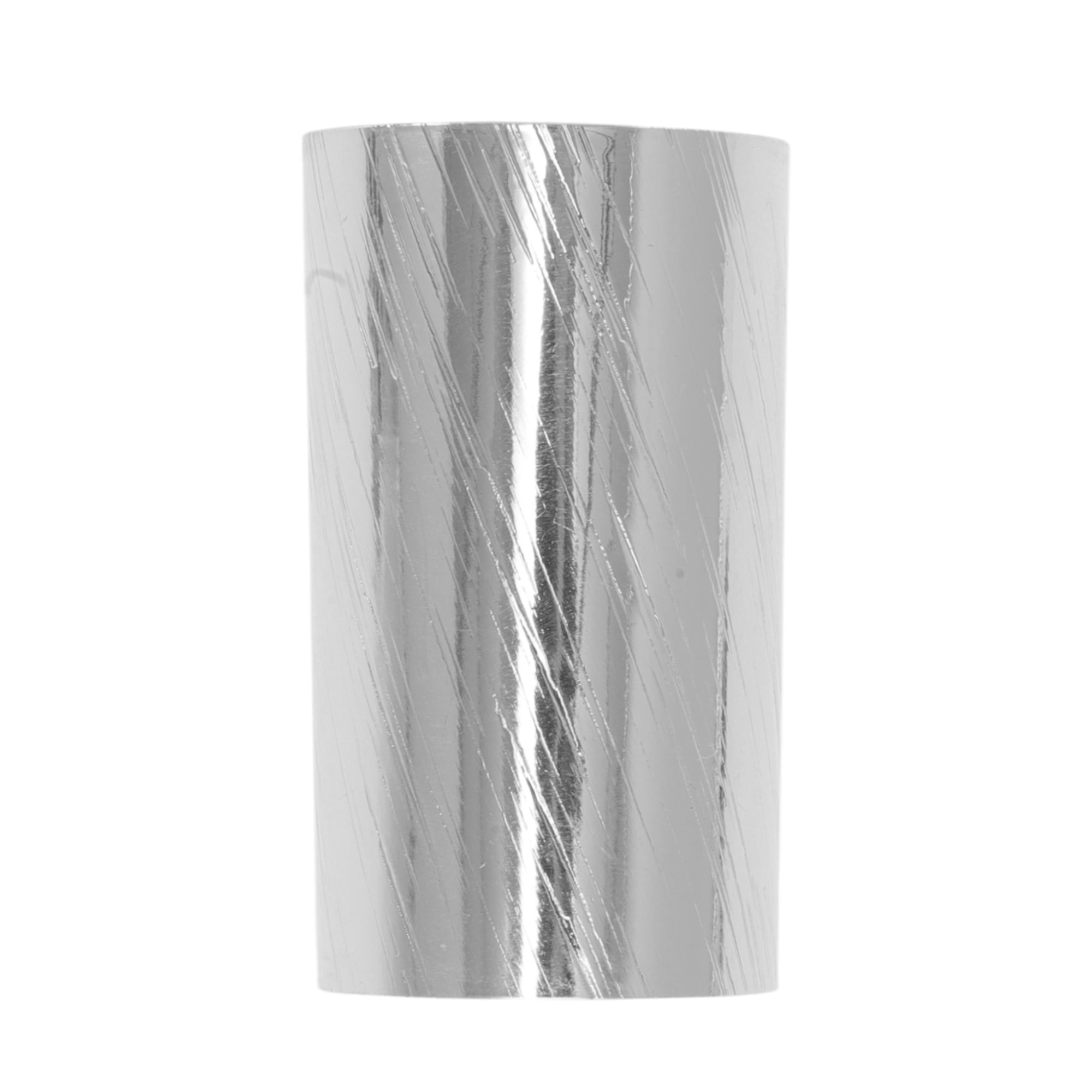 Unique Bargains Twill Semi-cylindrical Ponytail Buckle Hair Clip 1 Pc Silver Tone