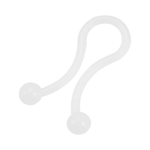 Unique Bargains Twist Lock Cable Wire Ties Nylon U Shape Save Place 0.29" Dia White 50 pcs