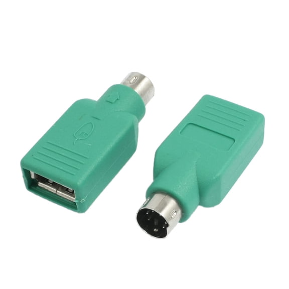 Unique Bargains Type A USB Female to PS/2 Female Connector Converter for Keyboard Mouse