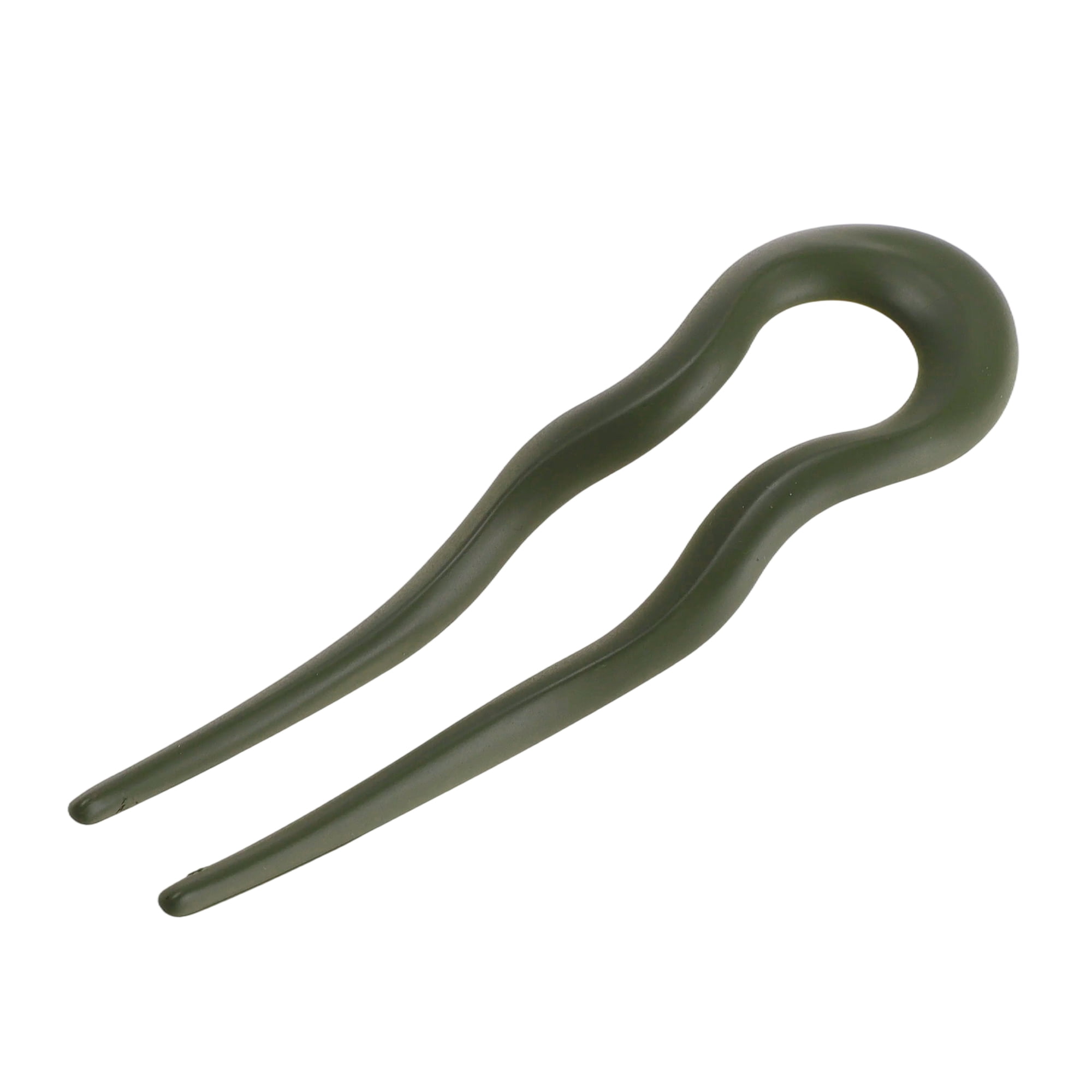 Unique Bargains U-shaped Hair Pin 5.04"x1.38" 1 Pc Avocado Green