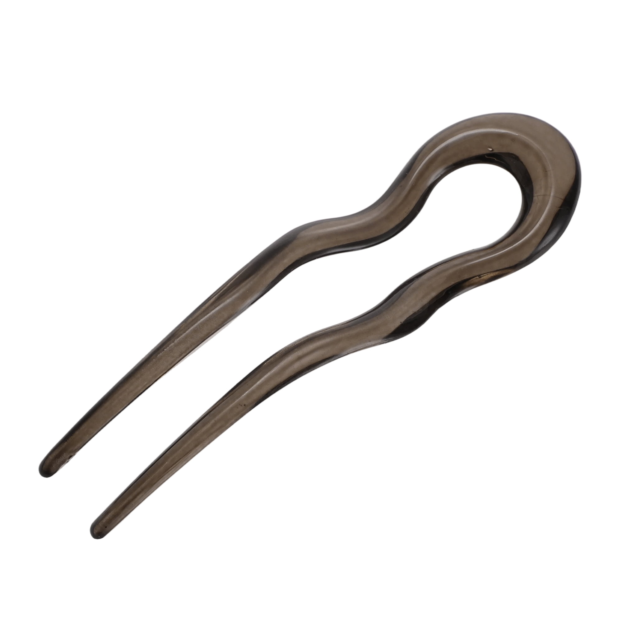 Unique Bargains U-shaped Hair Pin 5.12"x1.38" 1 Pc Dark Gray