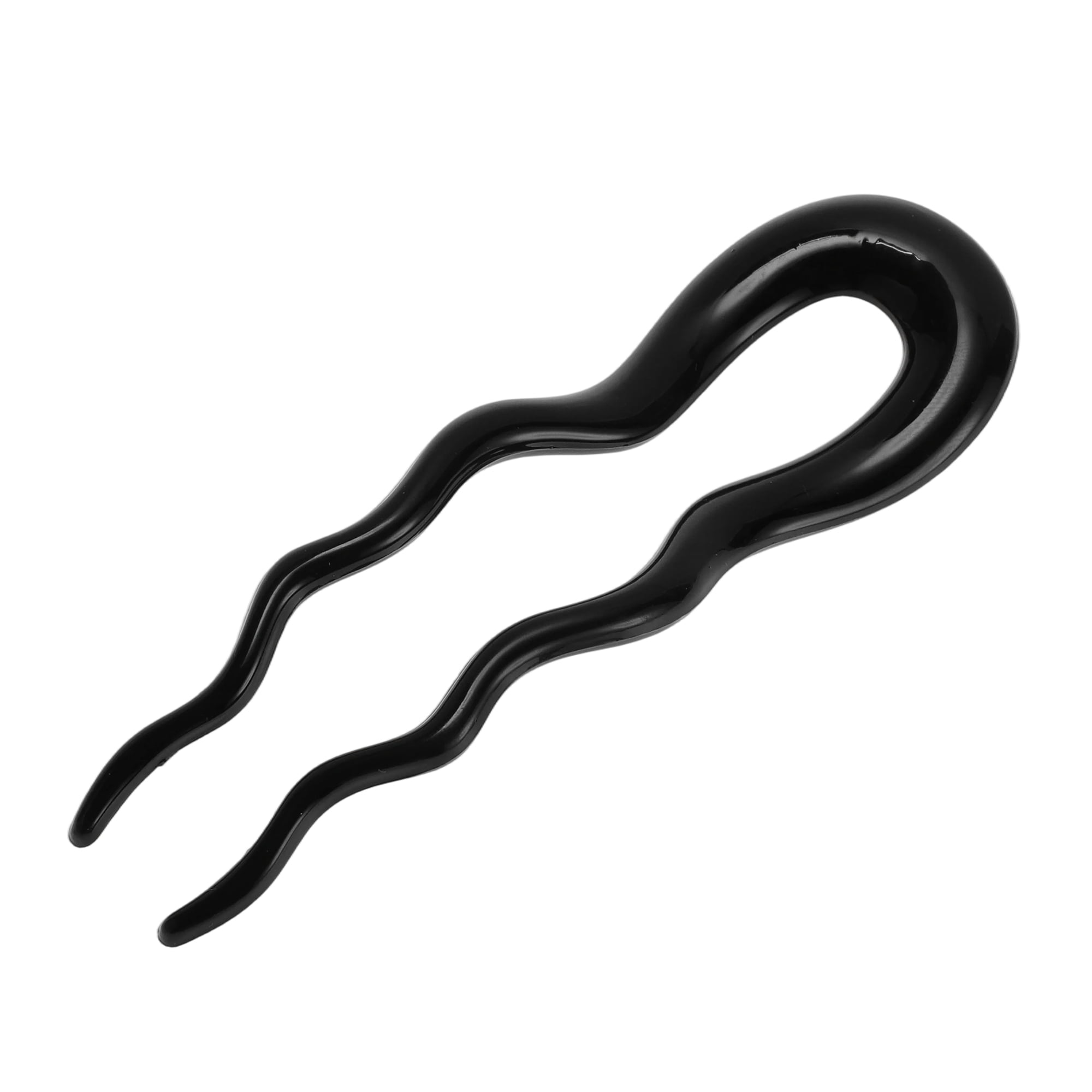 Unique Bargains U-shaped Hair Pin 5.12"x1.57" 1 Pc Black