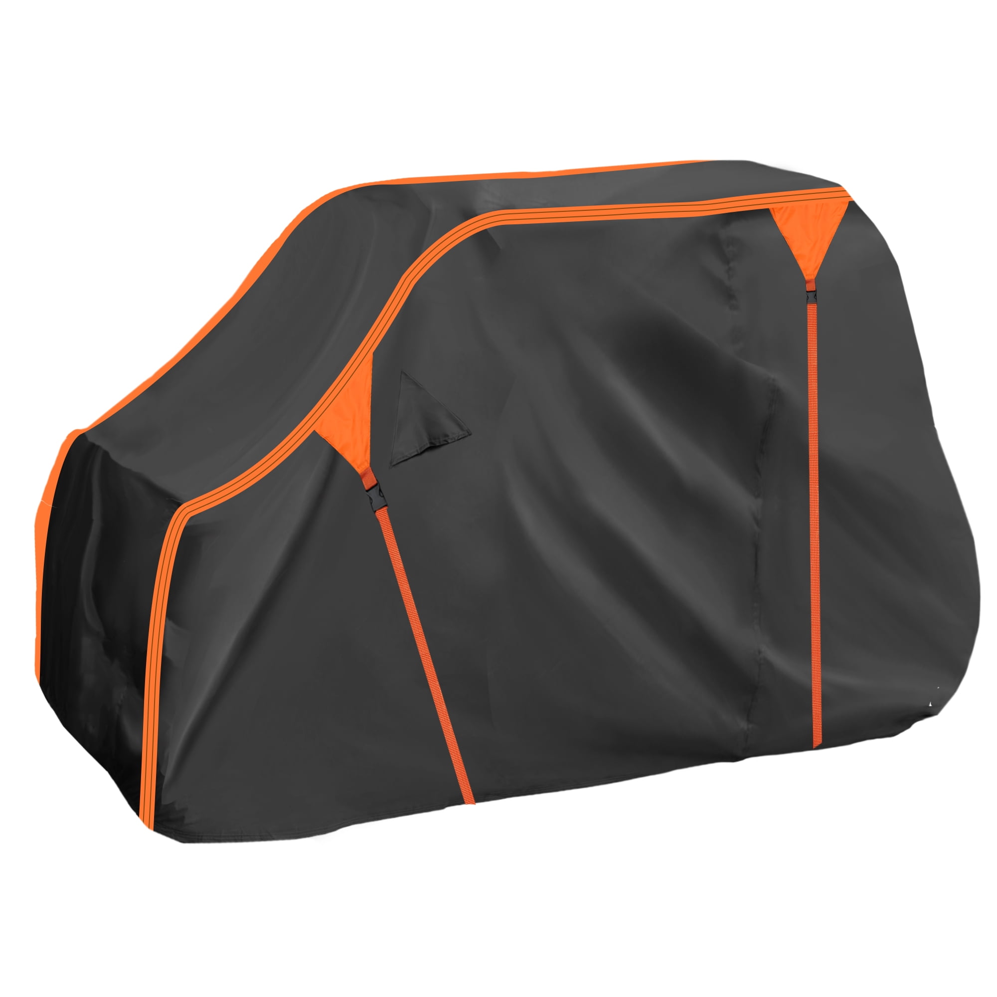 Unique Bargains UTV Waterproof Cover Black Orange for Pioneer-700
